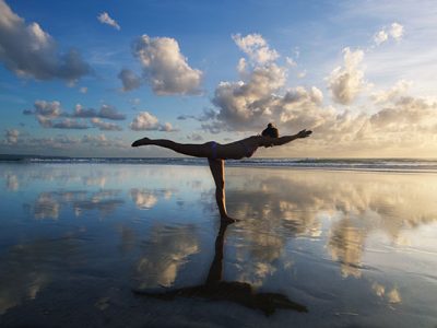 Segeln und Yoga